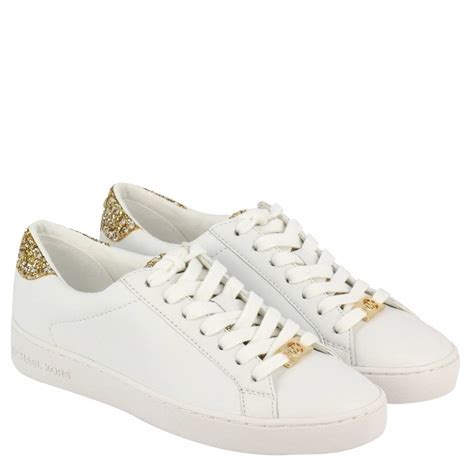 michael kors white platform sneakers|michael kors high heel sneakers.